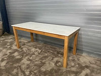 Rivièra maison eetkamertafel met marmerenblad - afbeelding 8 van  11