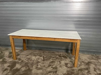 Rivièra maison eetkamertafel met marmerenblad - afbeelding 3 van  6