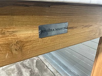 Rivièra maison eetkamertafel met marmerenblad - afbeelding 6 van  6