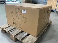 Rivièra maison falcone poef - afbeelding 4 van  5