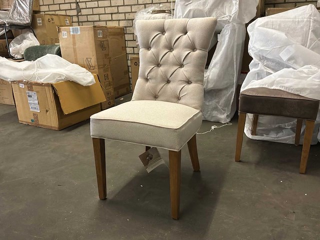 Rivièra maison flax eetkamerstoel (3x) - afbeelding 1 van  8