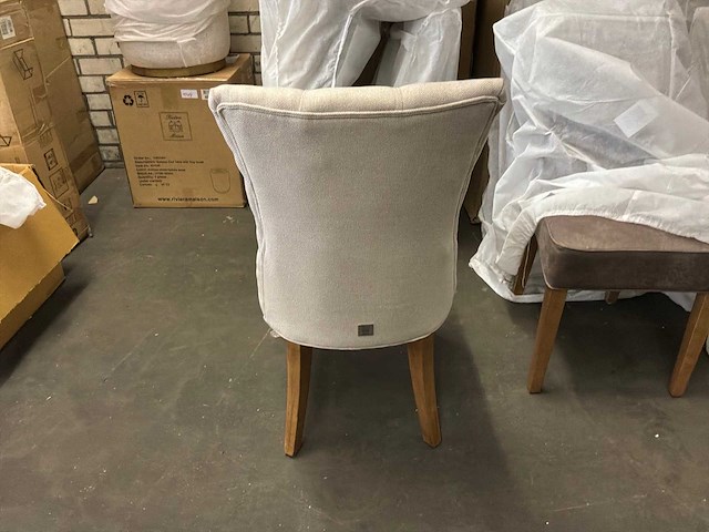 Rivièra maison flax eetkamerstoel (3x) - afbeelding 8 van  8