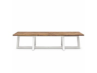 Riviera maison flores eetkamertafel 400x100 - afbeelding 1 van  6
