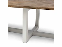 Riviera maison flores eetkamertafel 400x100 - afbeelding 2 van  8