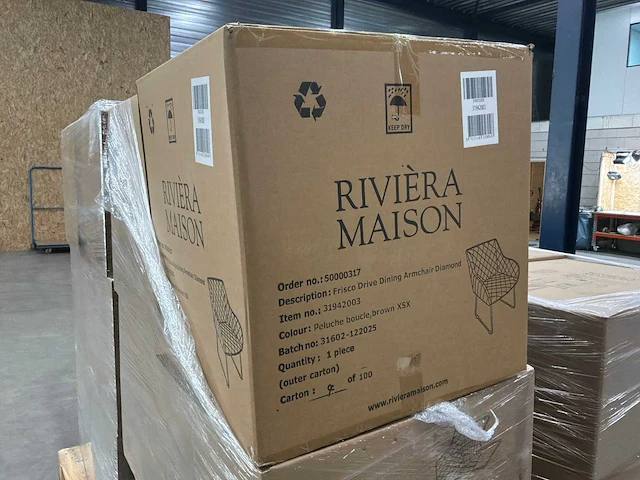 Rivièra maison frisco drive eetkamerstoel (6x) - afbeelding 7 van  7