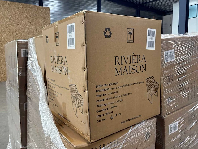 Rivièra maison frisco drive eetkamerstoel (6x) - afbeelding 6 van  6
