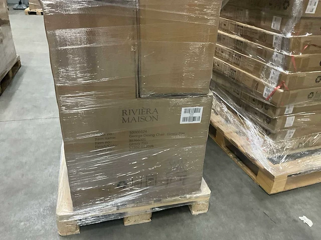 Rivièra maison george eetkamerstoel (6x) - afbeelding 7 van  9
