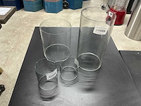 Riviera maison glazen cilinders zonder voet (38x) - afbeelding 1 van  6