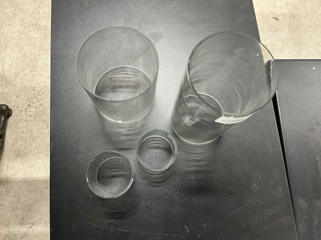 Riviera maison glazen cilinders zonder voet (38x) - afbeelding 2 van  6