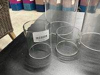 Riviera maison glazen cilinders zonder voet (38x) - afbeelding 3 van  6