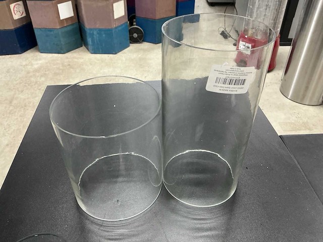 Riviera maison glazen cilinders zonder voet (38x) - afbeelding 4 van  6