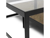 Riviera maison graydon salontafel 90x90cm - afbeelding 2 van  3