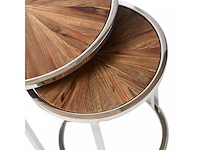 Riviera maison greenwich bijzettafel set van 2 - afbeelding 2 van  5