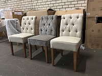 Rivièra maison hampton eetkamerstoel (3x) - afbeelding 1 van  11