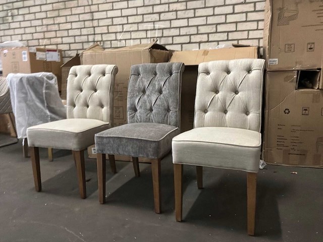 Rivièra maison hampton eetkamerstoel (3x) - afbeelding 6 van  11