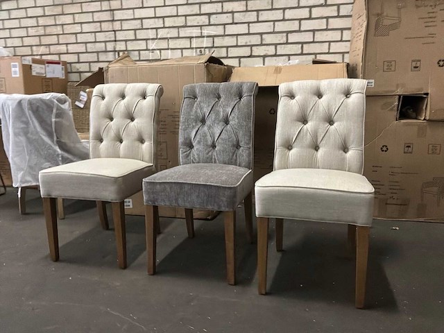 Rivièra maison hampton eetkamerstoel (3x) - afbeelding 7 van  11