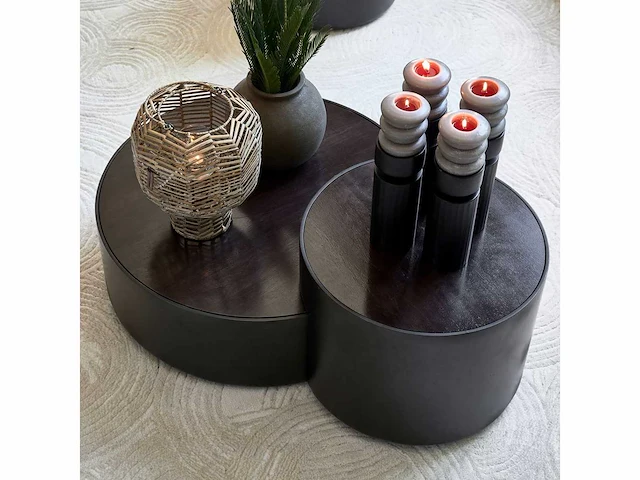 Riviera maison holleywood hills salontafel set van 2 - afbeelding 3 van  9