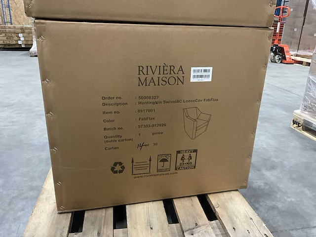 Rivièra maison huntington draaibare fauteuil - afbeelding 7 van  7