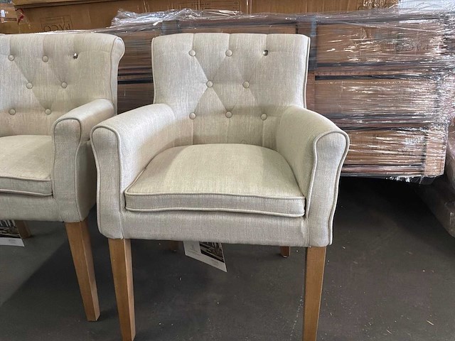 Rivièra maison la scala eetkamerstoel (2x) - afbeelding 1 van  6