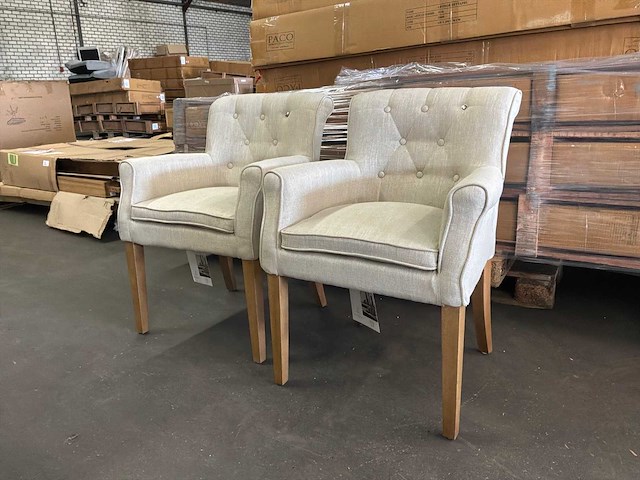 Rivièra maison la scala eetkamerstoel (2x) - afbeelding 3 van  6