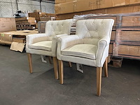 Rivièra maison la scala eetkamerstoel (2x) - afbeelding 3 van  6