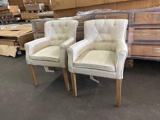 Rivièra maison la scala eetkamerstoel (2x) - afbeelding 4 van  6