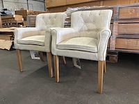 Rivièra maison la scala eetkamerstoel (2x) - afbeelding 6 van  6