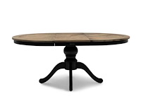 Riviera maison le marais ronde uitschuifbare eetkamertafel 140/190cm