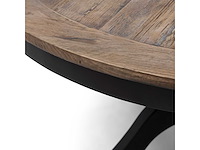 Riviera maison le marais ronde uitschuifbare eetkamertafel 140/190cm - afbeelding 4 van  7