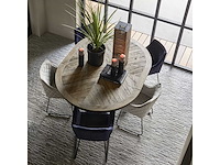 Riviera maison le marais ronde uitschuifbare eetkamertafel 140/190cm - afbeelding 4 van  4