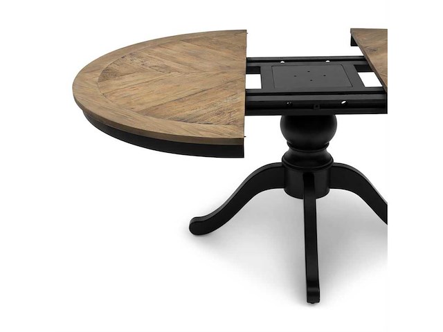 Riviera maison le marais ronde uitschuifbare eetkamertafel 140/190cm - afbeelding 5 van  7