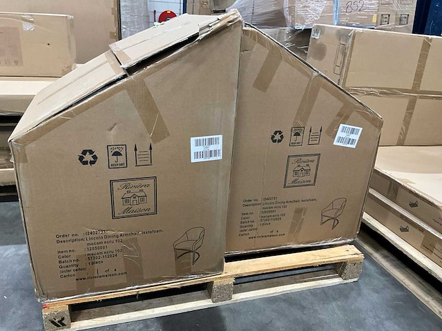 Rivièra maison lincoln eetkamerstoel (2x) - afbeelding 3 van  12