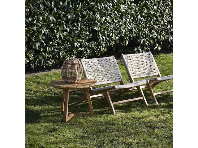 Riviera maison lovina outdoor salontafel 60 cm - afbeelding 6 van  7
