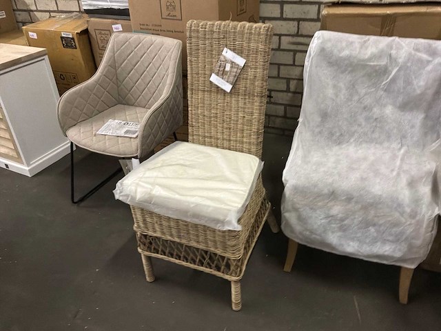 Rivièra maison malo eetkamerstoel - afbeelding 1 van  6