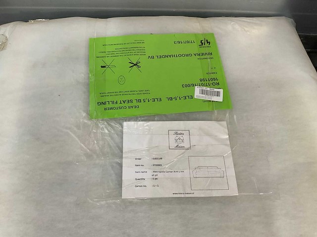 Rivièra maison metropolis sofa partij kussens (8x) - afbeelding 2 van  3