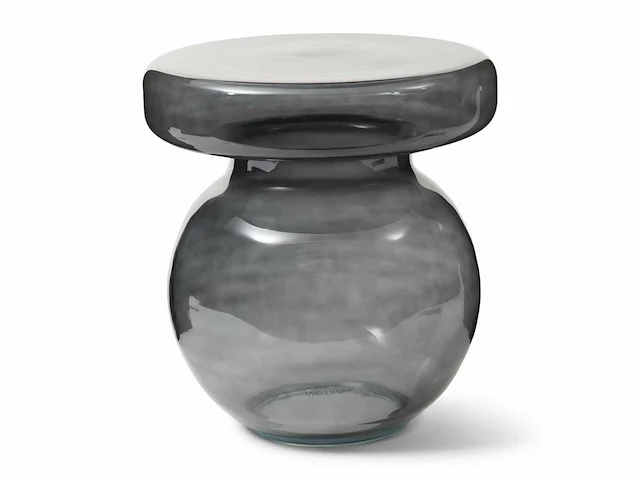Riviera maison murano glazen bijzettafel (2x) - afbeelding 4 van  6