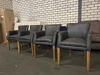 Rivièra maison pellini eetkamerstoel (4x) - afbeelding 4 van  6