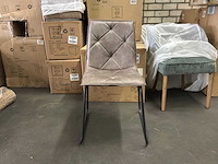 Rivièra maison pellini eetkamerstoel (6x) - afbeelding 5 van  6