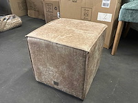 Rivièra maison pellini poef (2x) - afbeelding 6 van  9