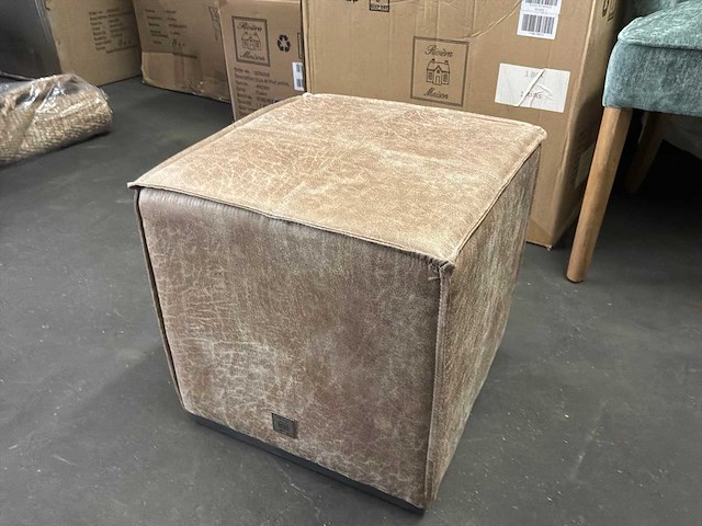 Rivièra maison pellini poef - afbeelding 6 van  9