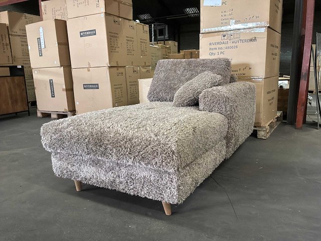 Rivièra maison poodle weave chaise lounge - afbeelding 1 van  11