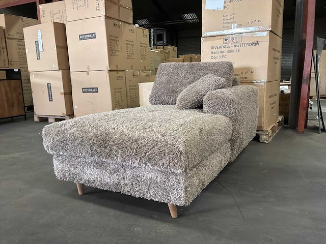 Rivièra maison poodle weave chaise lounge - afbeelding 5 van  11