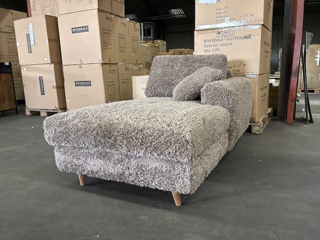 Rivièra maison poodle weave chaise lounge - afbeelding 6 van  11
