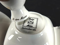 Rivièra maison porseleinen eierdopjes met bijpassende serveerschaal - afbeelding 5 van  5