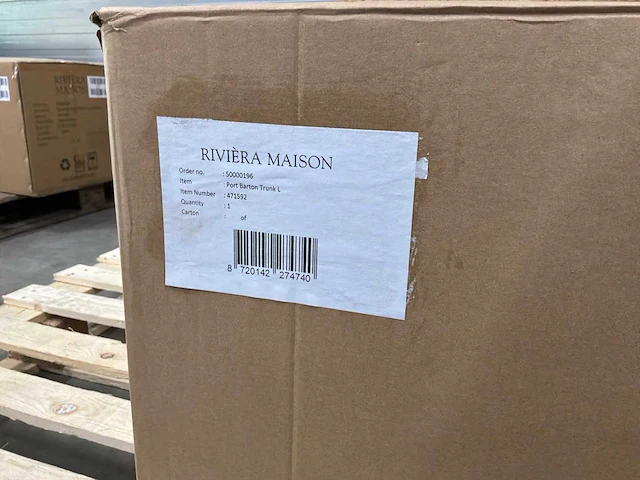Rivièra maison port barton opbergmand - afbeelding 2 van  3