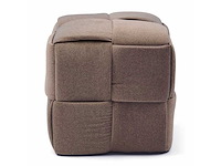 Rivièra maison qbic mohair poef - afbeelding 4 van  5