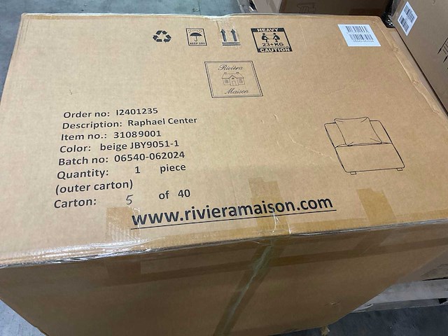 Rivièra maison raphael center loungebank - afbeelding 5 van  13