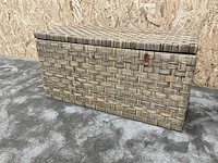 Riviera maison rieten opbergkist - afbeelding 2 van  8