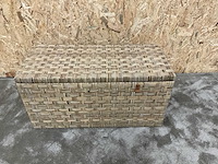 Riviera maison rieten opbergkist - afbeelding 4 van  8