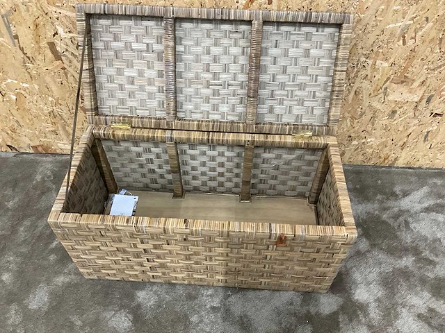 Riviera maison rieten opbergkist - afbeelding 6 van  8